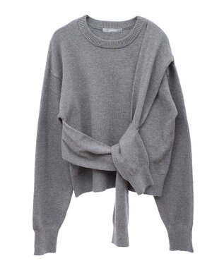 Green Parks armonia．ツイストレイヤードプルオーバー Gray