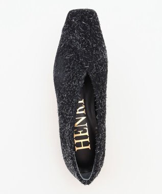 BEIGE， 【一部店舗限定】HENRI EN VARGO / SOPHIA スクエアファートゥシューズ Black