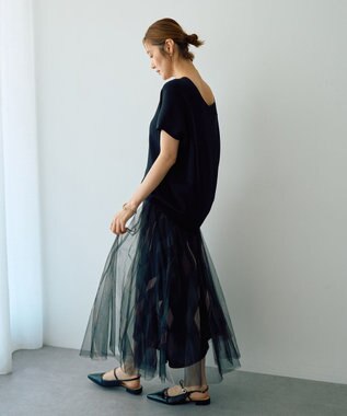 YECCA VECCA Vネックドルマンニット Camel