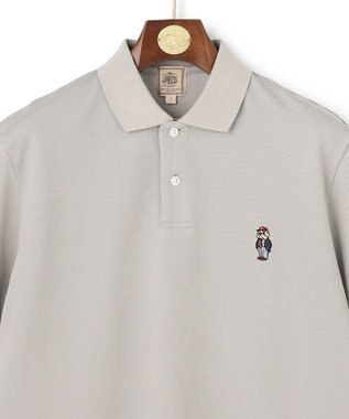 J.PRESS MEN 新デザイン【BULLDOG BOY / 8色展開】カノコレジメン ポロシャツ ライトグレー系