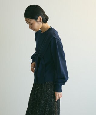 Green Parks armonia．ツイストレイヤードプルオーバー Navy