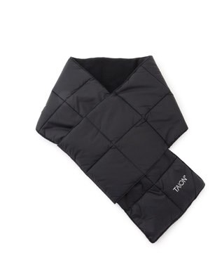 UNFILO TAION ベーシック ダウンスカーフ(UNISEX) ブラック