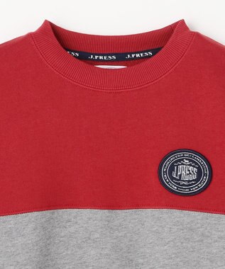 J.PRESS KIDS 【140-170cm】COMBI トリコロール トレーナー レッド系2