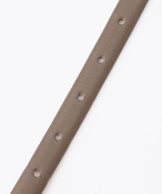 自由区 【WEB限定サイズあり】カーブバックル ベルト ブラウン