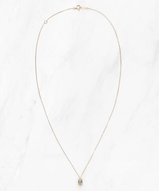 TOCCA 【WEB＆数量限定】CROCHET OF COLOR  NECKLACE K10 アクアマリン ネックレス アクアマリン