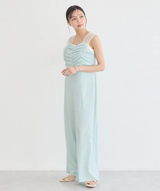 earth music&ecology シャーリングキャミロンパース Mint