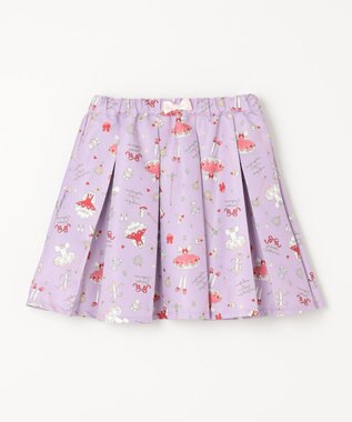 ANY KIDS 【カードキャプターさくら×any FAM】総柄 スカート ラベンダー