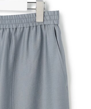 ICB L ワッシャーツイル ワイドストレートパンツ プルシアンブルー