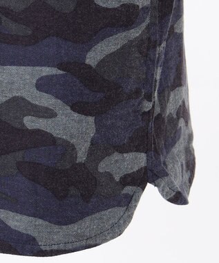 JOSEPH ABBOUD MOUNTAIN 【UNISEX】JOEコットンカモフラージュ シャツ ネイビー系7