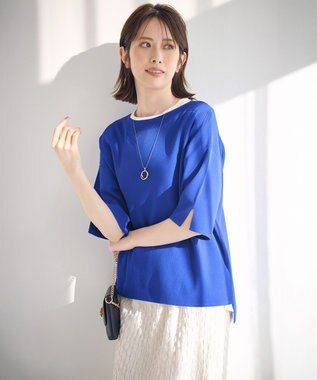 ANY SIS ドロップメタルネックレス ゴールド