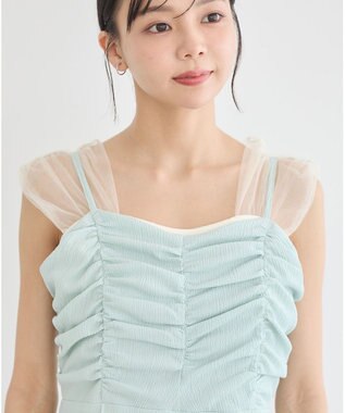 earth music&ecology シャーリングキャミロンパース Mint