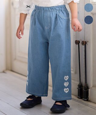 デニムワイドパンツ