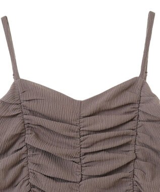 earth music&ecology シャーリングキャミロンパース Mocha