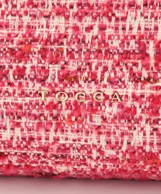 TOCCA CAMELOT TWEED BAG ツイードバッグ レッド系