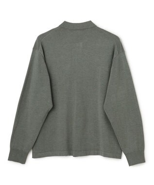 UNFILO MENS 【男女兼用】ソフトサーモ アンチピリングニット シャツ チャコール