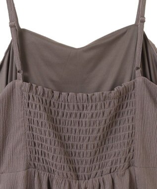 earth music&ecology シャーリングキャミロンパース Mocha