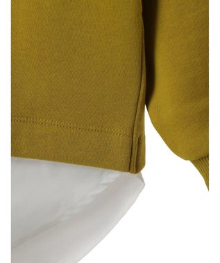 Green Parks 裏起毛ドッキングチュニック Yellow