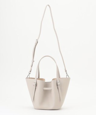 ICB メタルバックルミニトート トープ系