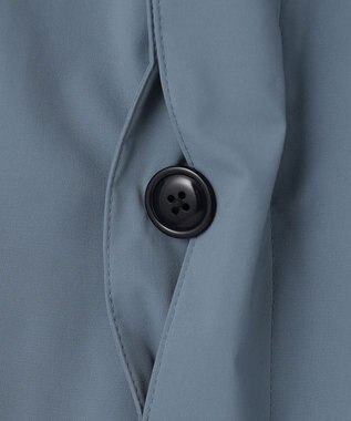 J.PRESS MEN テクニカルライトポプリン ドレスカーコート サックスブルー系