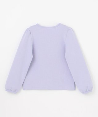 ANY KIDS スナップボタン リボンカーディガン サックスブルー