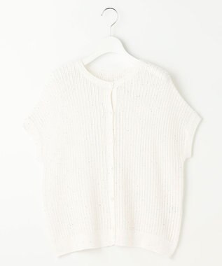 自由区 S 【WEB限定・2点SET・着回し3WAY以上】セットアップニット・スカート オフ×ベージュ