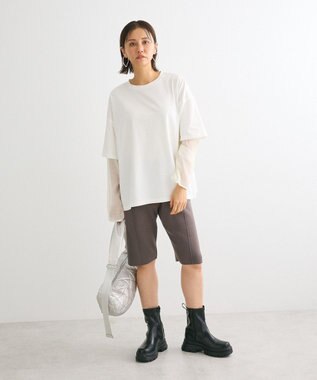 Green Parks ・ＡＮＤＳＥＡＲＣＨ　フェイクレイヤードロングＴＥＥ Off White