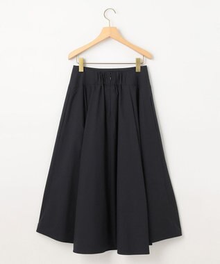 組曲 【速乾・撥水】ハイカウントタフタ スカート ネイビー系