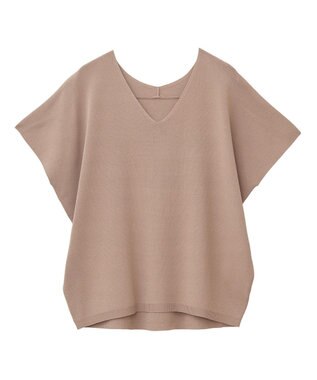 YECCA VECCA Vネックドルマンニット Camel