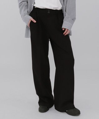 WEGO ローライズバギーフレアスラックス