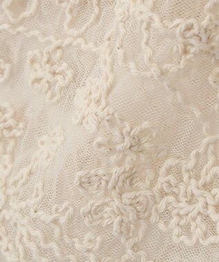 AMERICAN HOLIC チュールコード刺繍ベスト Ivory