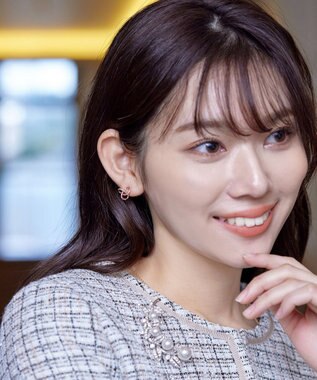 Tiaclasse 【選べる2TYPEデザイン】【金属アレルギー対応】 トゥワインピアス＆イヤリング ピアス：ピンクゴールド