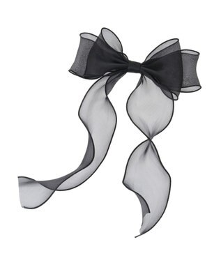 Green Parks ・ＨＡＬＦ　ＴＩＭＥ　ビッグリボンバレッタ Black