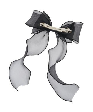 Green Parks ・ＨＡＬＦ　ＴＩＭＥ　ビッグリボンバレッタ Black