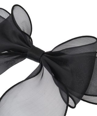 Green Parks ・ＨＡＬＦ　ＴＩＭＥ　ビッグリボンバレッタ Black