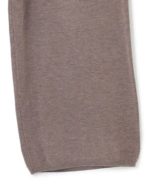J.PRESS YORK STREET 【WOMEN】ANTI PILLING WOOL ニットワイドパンツ ブラウン系