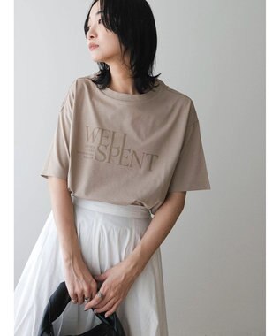 Green Parks 汗染み防止アソートロゴＴシャツ Gray Beige