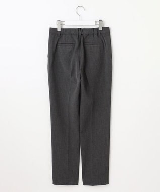 J.PRESS LADIES L 【洗える】T/Rアルガンシルク テーパード パンツ ライトグレー系