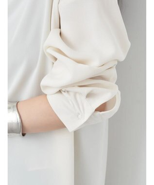 earth music&ecology バックボタンチュニック Off White