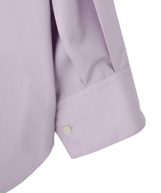 Green Parks イージーケア抜け衿シャツ Purple