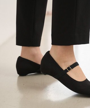 steppi 【洗える/撥水】インヒール パンプス ブラック