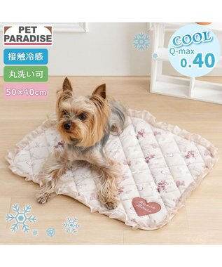 PET PARADISE ディズニー ミニーマウス クールマット 《ハート柄》S