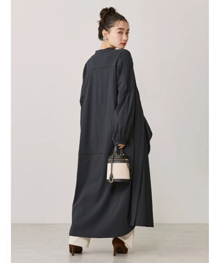 AMERICAN HOLIC フレアシャツワンピース Black