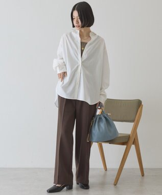 AMERICAN HOLIC 【花粉防止】【イージーケア】ベーシックシャツ Off White