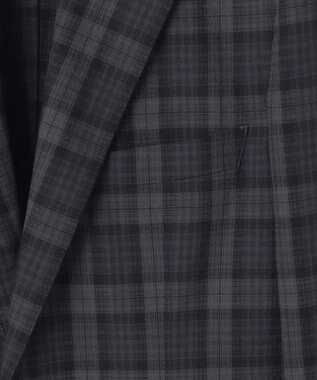 GOTAIRIKU 清涼サッカー素材【通気性/軽量】空羽サッカー マドラスチェック シャツジャケット グレー系4