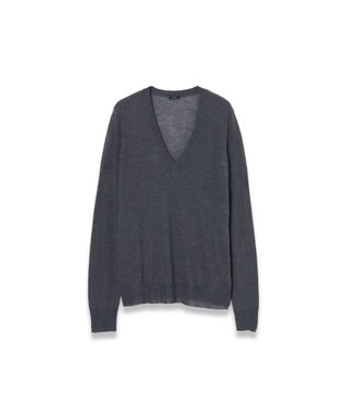【洗える】キャッシュエアー　Vネックニット
