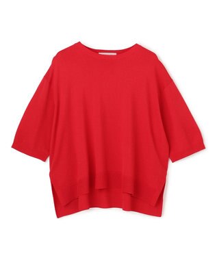 UNFILO L スゴ機能美ニット ハーフスリーブ レッド