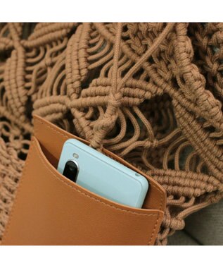 ROOTOTE 1149【カゴバッグ】LT.デリ.マクラメ-C 03：アプリコットブラウン