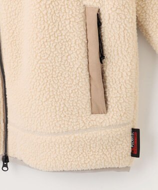 JOSEPH ABBOUD MOUNTAIN 【Eco素材】ポーラテック ボアフリース ブルゾン アイボリー系