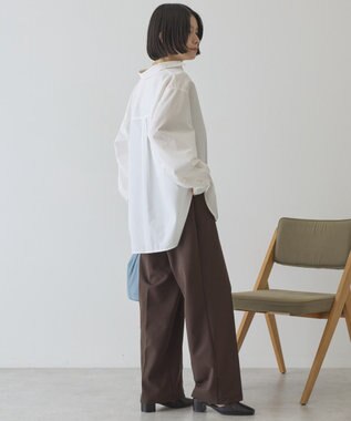 AMERICAN HOLIC 【花粉防止】【イージーケア】ベーシックシャツ Off White