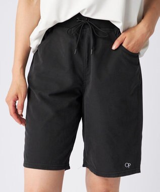 OP／FILA 【Ocean Pacific】ミドル丈ボードショーツ ブラック